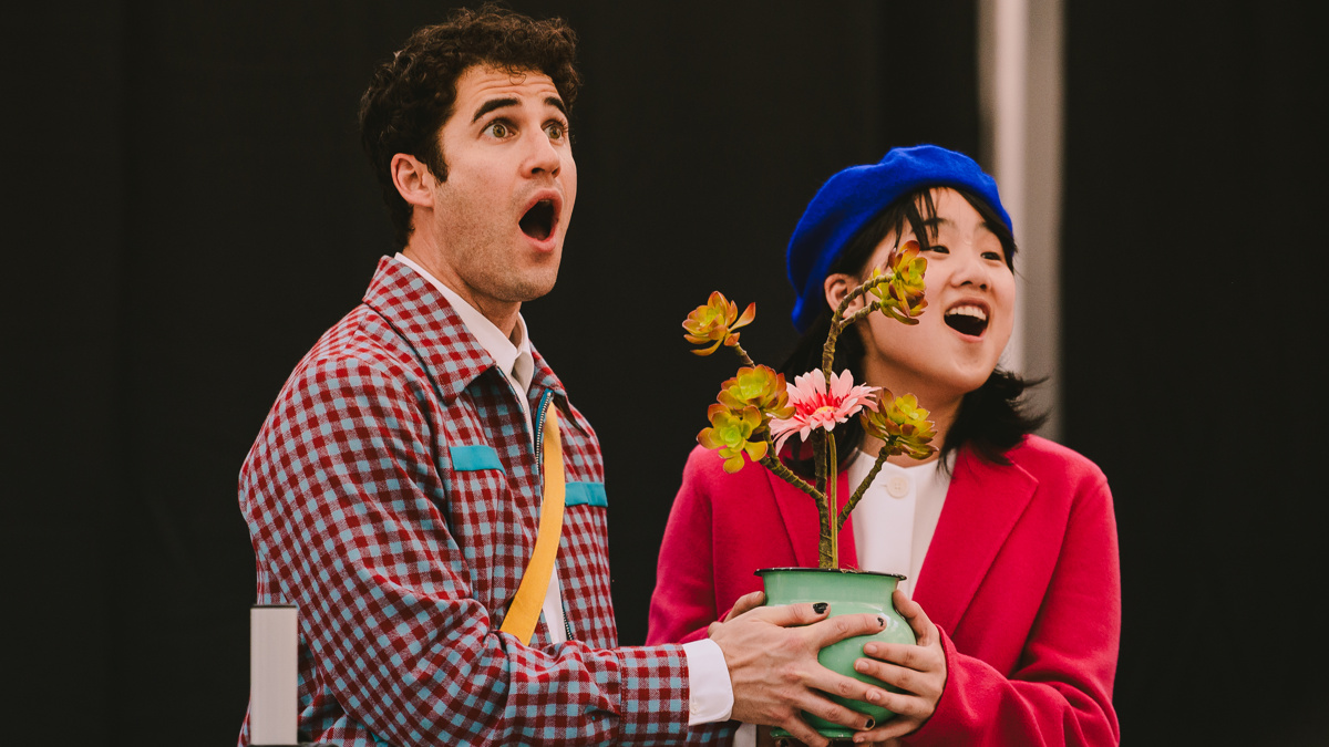 PRESS - Darren Criss - Helen J Shen - Maybe Happy Ending Broadway rehearsal - Photos by Michaelah Reynolds - 10/24